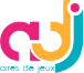 ADJ (Aires De Jeux) - Fabricant d'aires de jeux intérieures et extérieures - Logo