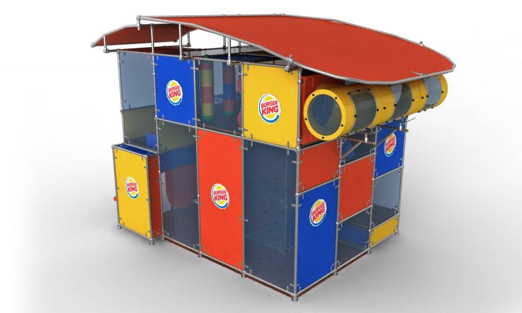 Structure de jeux exterieure Burger King
